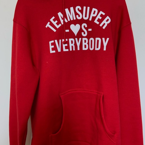 Team super red hoodie from online - Picture 2 of 3